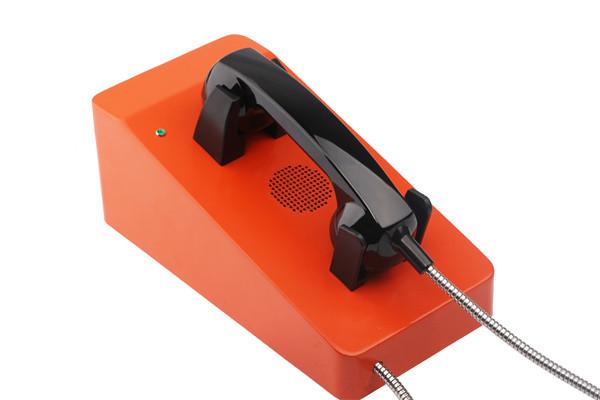 Telefones industriais de aço laminados, telefone público da linha de apoio ao cliente da cadeia