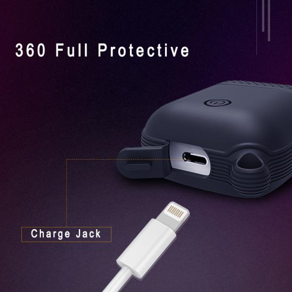Protective Shockproof Silicone Case for Airpods 1st/2nd Charging Case