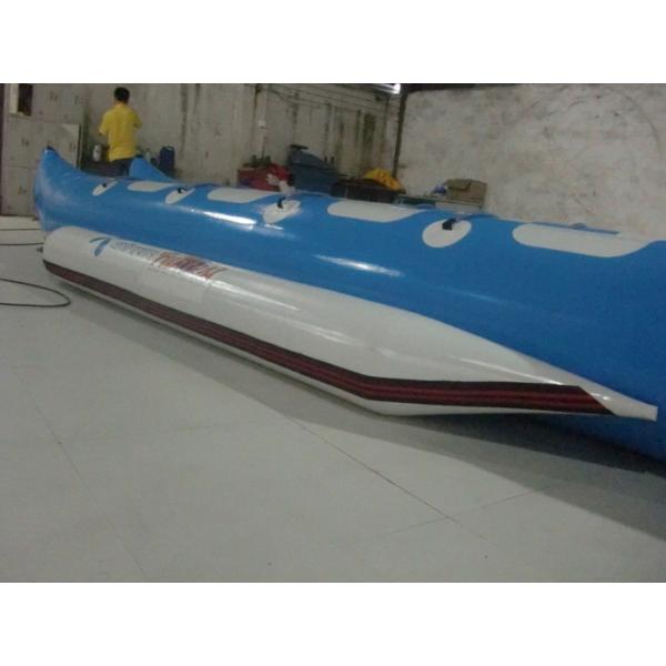 Спортов воды PVC голубой раздувной шлюпка банана шлюпки игрушки/6 персоны раздувная