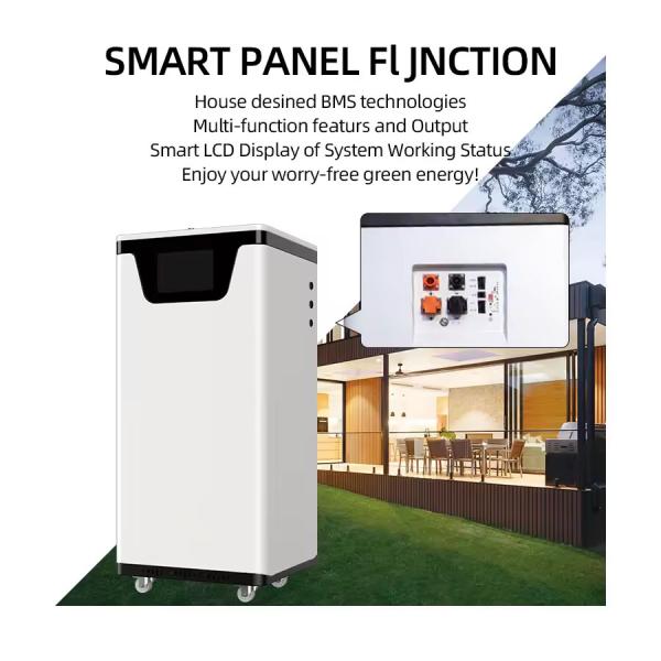 51.2V 300Ah 400Ah Домашняя литий-ионная батарея 15KWH Установка на полу для хранения энергии