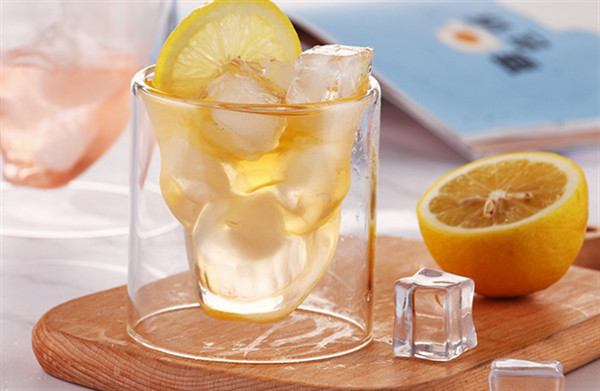 Skeleton Shaped High Borosilicate Glass Cup Vodka Shot Double Wall Glass Cup