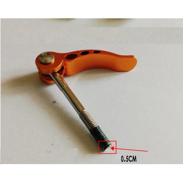 Outdoor Bicycle Quick Release Aluminium Alloy Bike Seat Post Clamp Skewer Bolt Mountain Bike Road Bike Seat Tube Clamp