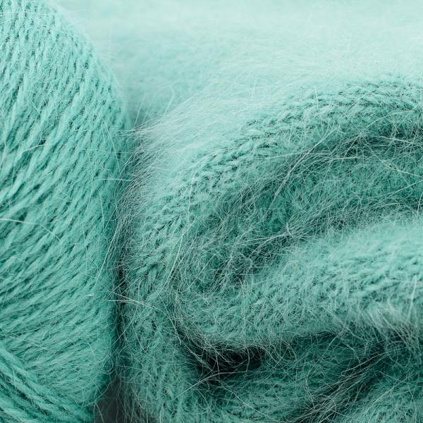 1/15NM Rabbit Hair Yarn 15%Angora 5%Wool 30%VIS50%NY Blend Luminous Angora Knitting Yarn