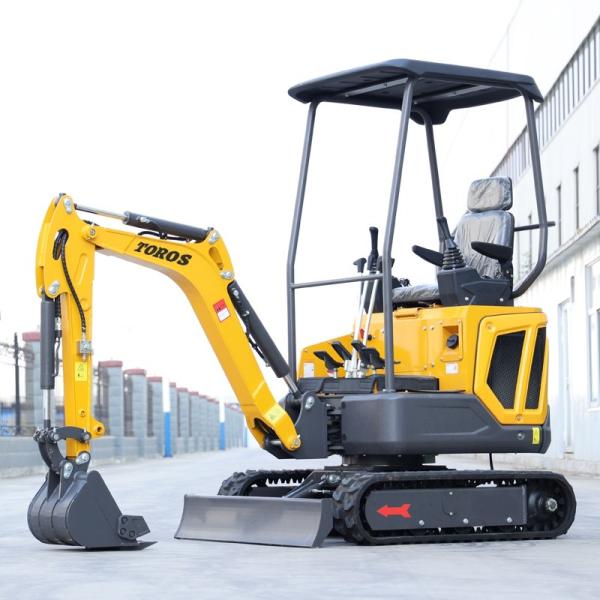 1.2 Ton Hydraulic Mini Crawler Excavator Transportation Track Center Distance 920mm