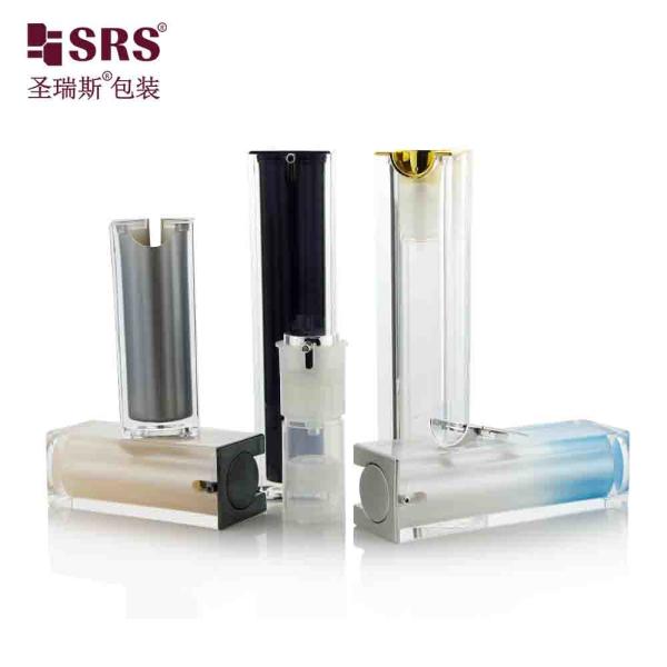 Square Luxury Empty Cosmetic Serum Airless Lotion Pump Bottle