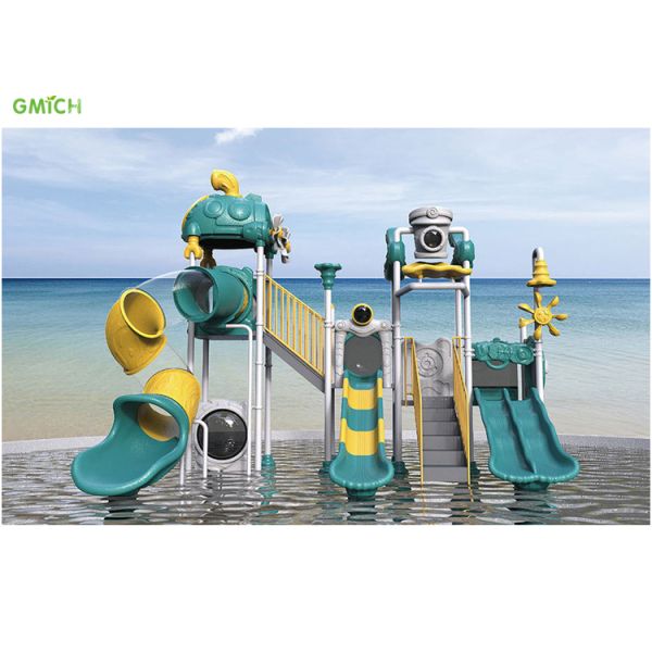 Plastic Water Slide For Kids Customized Durable Eco-Friendly Children Water Play Mini Pool Water Park Equipment