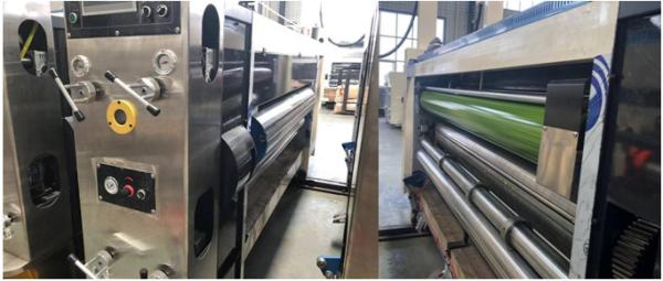 High Speed Printing Slotting Machine With Stacker , Printer Slotter Machine