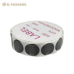 Custom Rectangle Label Sticker Roll with Logo Printing XL Packaging