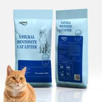 OEM Bentonite Cat Litter Sand Poussière libre 0,8 mm-3,8 mm Bentonite Litter Sand