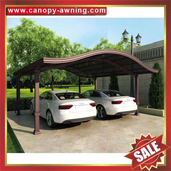 outdoor alu polycarbonate aluminium aluminium parking car shelter canopy awning cover shield carport kits manufacturers