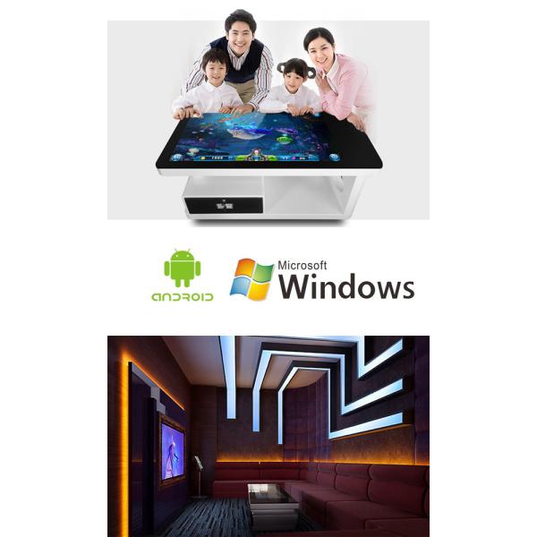 43in All In One Interactive Touch Screen Smart Table 500cdM Brightness