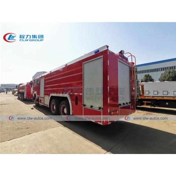 Тележка пены воды Sinotruk Howo 6X4 336HP 12T противопожарная