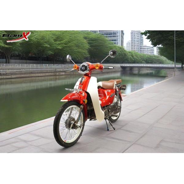 Automatic CUB 110CC Motorcycle Fuel Tank Capacity 4.4L Red Black most cost-efficient motorcycle