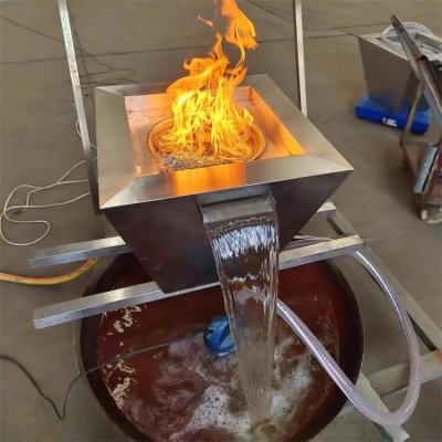 Bacias de fogo de queimadura da água do gás de aço inoxidável remoto da ignição para a piscina