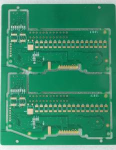 オーダーメイド グリーンソルダーマスク PCB プロトタイプ ゴールドフィンガーボード
