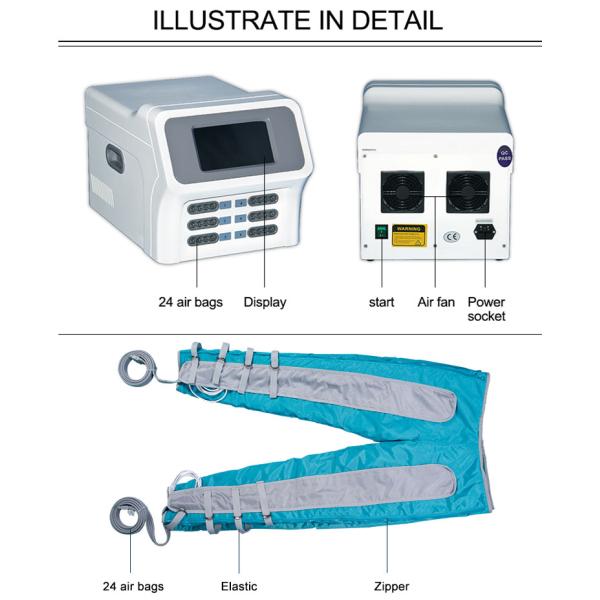 Air Pressure Pressotherapy Slimming Machine Full Body Lymphatic Drainage Massage Machine