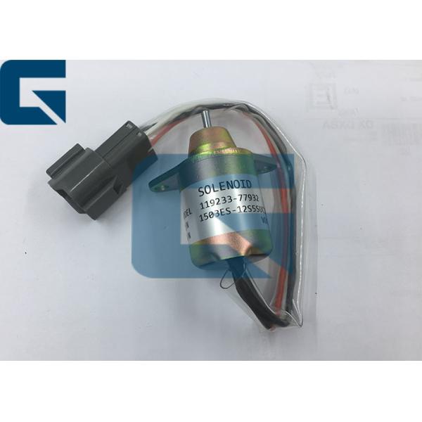 1503ES-12S5SUC12S Flameout Stop Solenoid 119233-77932 For Excavator