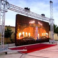 Publicidade Eventos de palco ao ar livre Painel de ecrã LED 500*1000 P3.91 P4.81 Aluguer