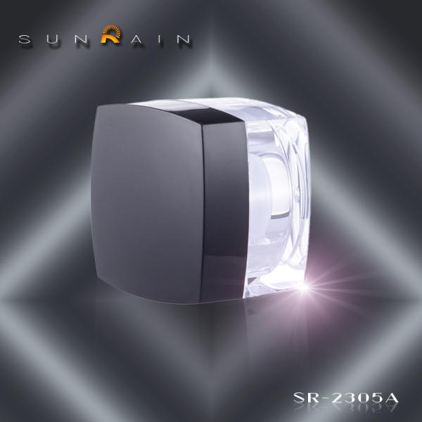 Glass empty Plastic Cosmetic Jars SR- 2305 cosmetic containers and jars