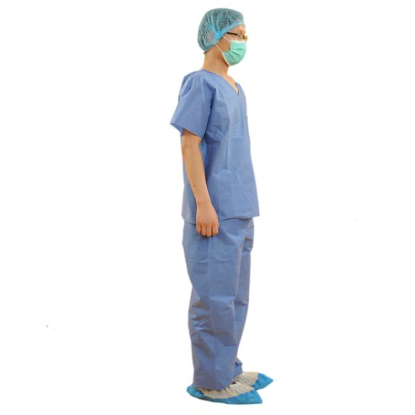 Hospital Disposable Nonwoven Scrub Suit