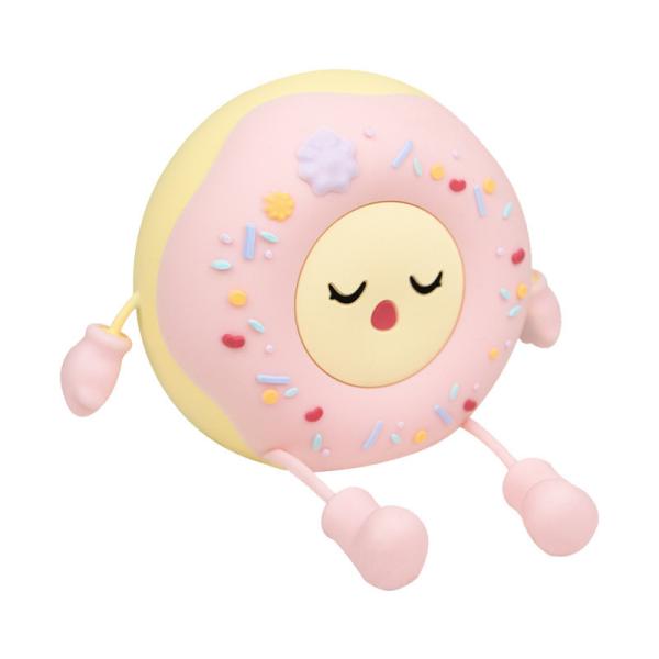 MissDonut Lamp Cute Donut Night Light Soft Silicone Lamp Kids Baby Nursery Nightlight LED Touch Light Kids Bedroom Decor