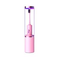 Désinfection et rince-bouche 2 en 1 tasse Chargement sans fil Portable Vibration de voyage Sonic Brosse à dents électrique
