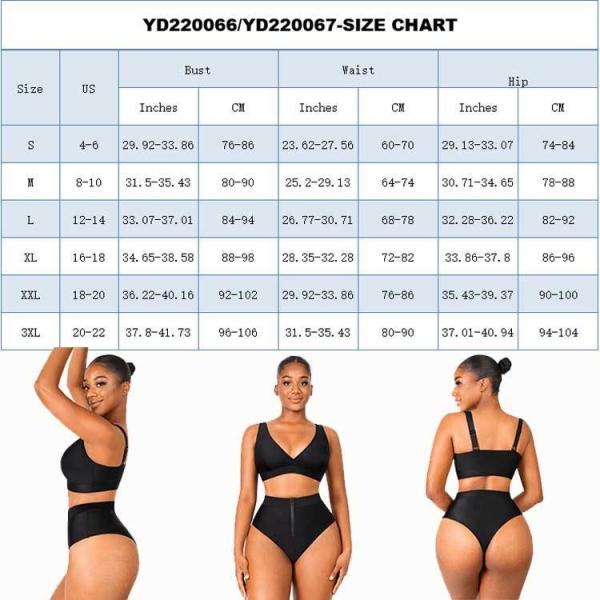 High Waist Slimming Two Pieces Womens Custom Swimsuit Bikini with Logo Hexin Custom