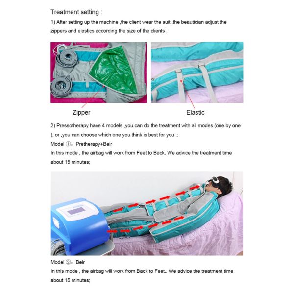 Lymphatic Drainage Massage Pressotherapy Machine For Weight Loss