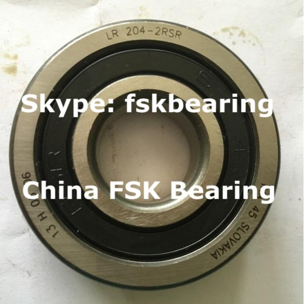 Double Sealed Track Rollers High Precision ball bearing Angular Contact LR204-2RSR