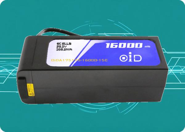 軽量 高性能 リポ バッテリー ドローン 16000 mAh バッテリー 22.8V 100A ピーク放電