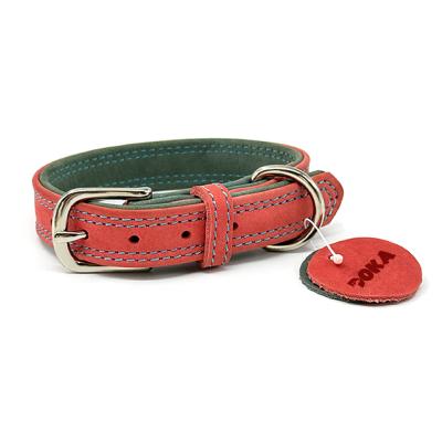 Collier pour animaux de compagnie en cuir véritable coloré – Élégant, durable, confortable