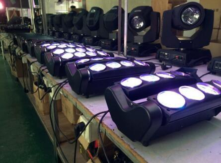 DMX 8x10W 4in1 Super Led Spider Beam Moving Head Professional Disco Lighting