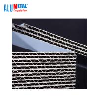 O material ondulado de alumínio almofada o revestimento do revestimento PVDF de 1220X2440MM Acp