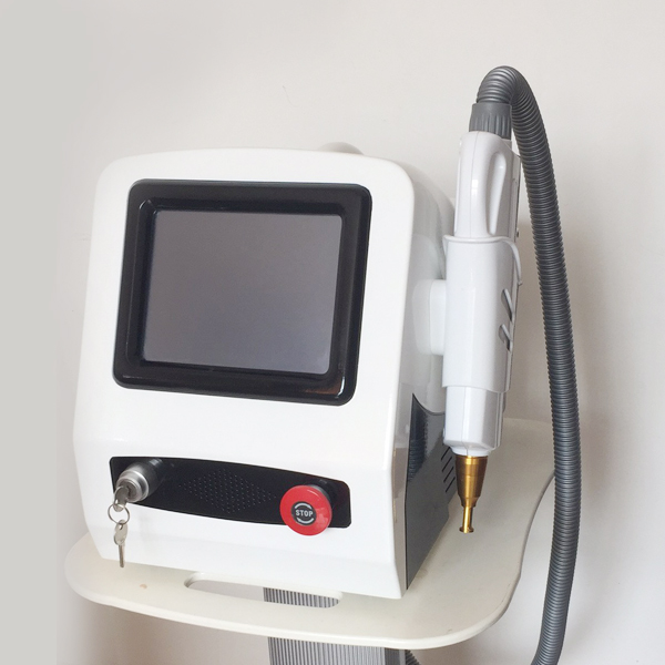 1 - 10hz Mini Size Nd Yag Laser Tattoo Removal Machine Pain Free With Multifunction
