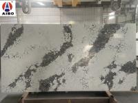 Matériel de quartz de dalles de Mable Look Serie Engineered Stone pour Benchtop