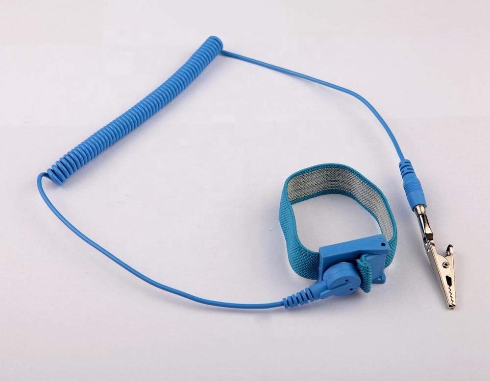 Earthing Wrist Strap Factory Grounding Blue Wrist band for Healthy Earthing Energy With Grounding Coil Cord
