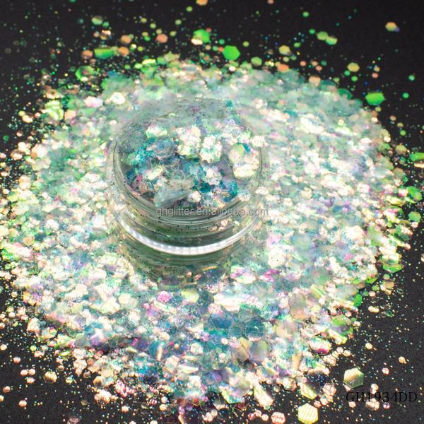 Fantasy Colors Stage Fairy Makeup Plastic Glitter Blend Powder Holographic Craft