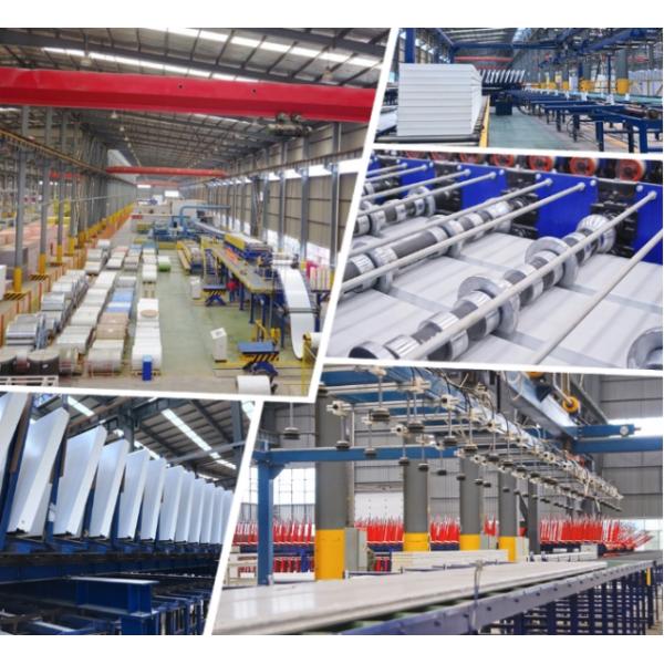 PUR(Polyurethane)sandwich roof panels 50mm thick heat insulation 500-1000mm width for shopping centers