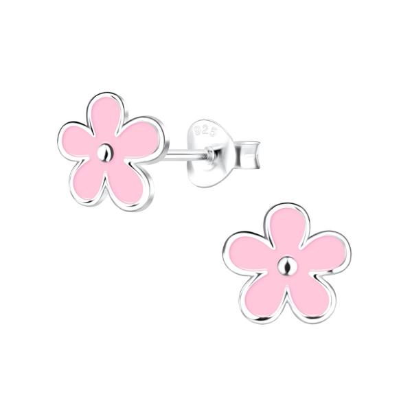 Boucles d'oreilles à clous hypoallergéniques pour enfants en argent sterling 925 plaqué or 18 carats