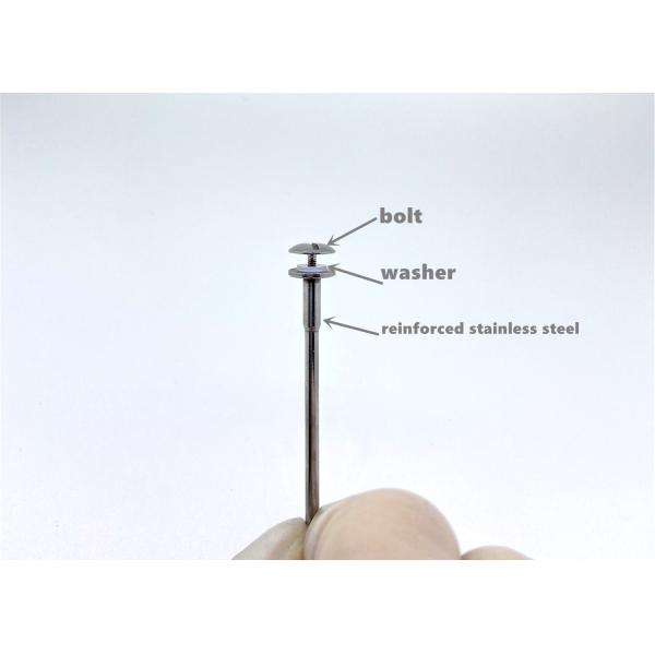 8.0mm Dental Diamond Strips Big Head Reinforced Stainless Steel Mandrels