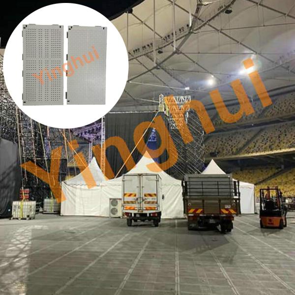 Temporary Stadium Event Protection Flooring Outdoor Garage Floor Tiles Event Floor