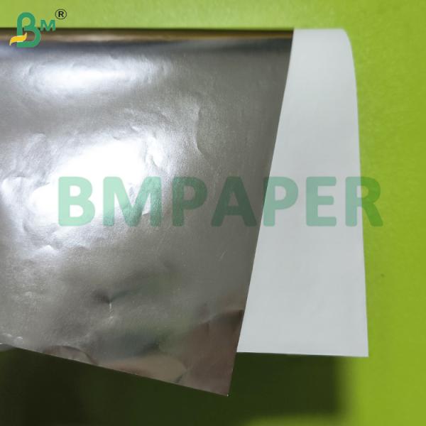 Lámina de aluminio impermeable de grado alimenticio laminada con dorso blanco de 70GSM