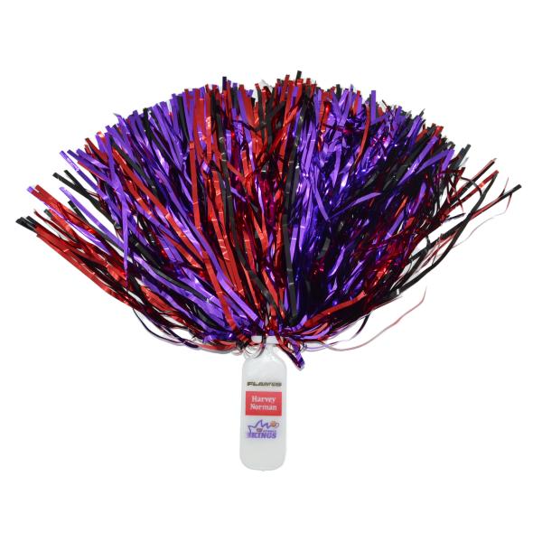 Promotional Recyclable Gloss PET Pom Pom Cheering Stick For Sport Activities
