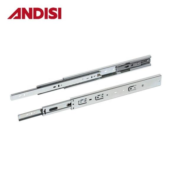 Foshan 45MM Furniture Cabinet Ball Bearing Drawer Rail Full Extension Soft Close Drawer Slide 450mm