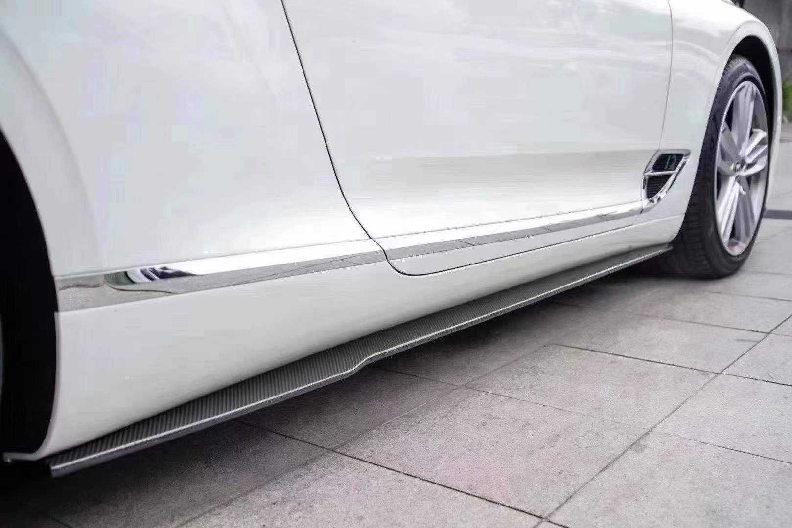 CMST Style Carbon Tesla Body Kit Model S Front Lip Rear Diffuser Spoiler Side Skirts