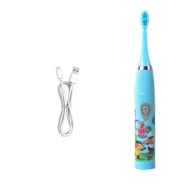 USB Charge Kids Children Toothbrush Electric Soft Bristles ODM Service With Size Is 5.5*19.5*3 cm And Weight Is 41 Gram