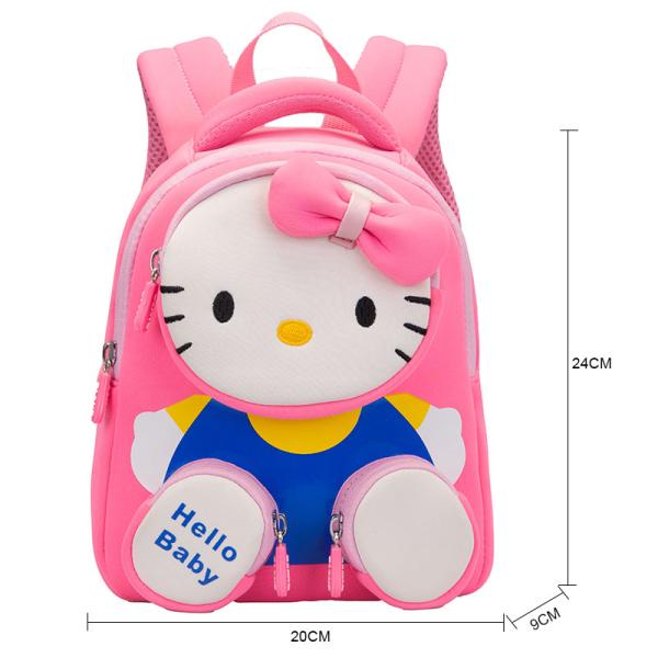 OEM 3D Cat Children Backpacks Kindergarten Schoolbag Children Animal Kids Backpack