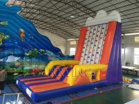 Mur mobile portatif d'escalade de jeux interactifs gonflables pour le parc d'attractions