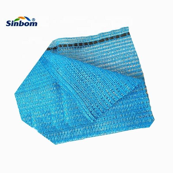 Recycle HDPE Drawstring Raschel Mesh Net Bag for Vegetables Fruits ISO9001 Accredited