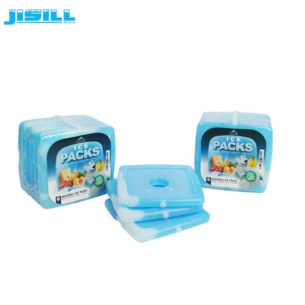 Gel reusável magro dos refrigeradores frescos blocos de gelo pequenos para lancheiras, sacos do almoço, blocos de gelo do congelador